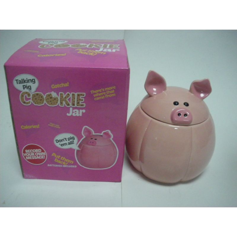 Talking Cookie Jar Pig